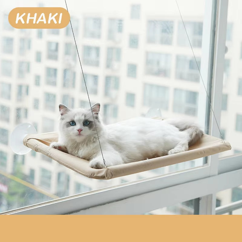 Hanging Cat Hammock Bed – Window Seat & Climbing Nest (20kg Capacity)