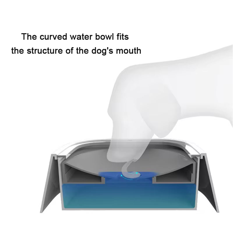 Non-Spill Pet Water Bowl – Floating Design for Dogs & Cats