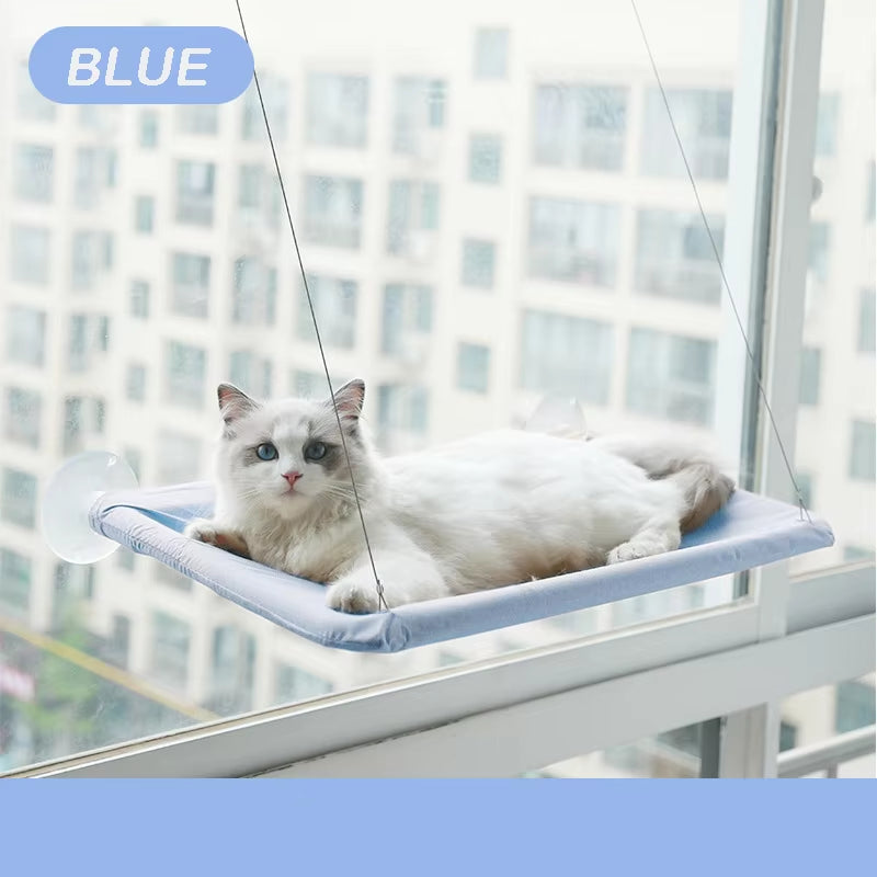 Hanging Cat Hammock Bed – Window Seat & Climbing Nest (20kg Capacity)