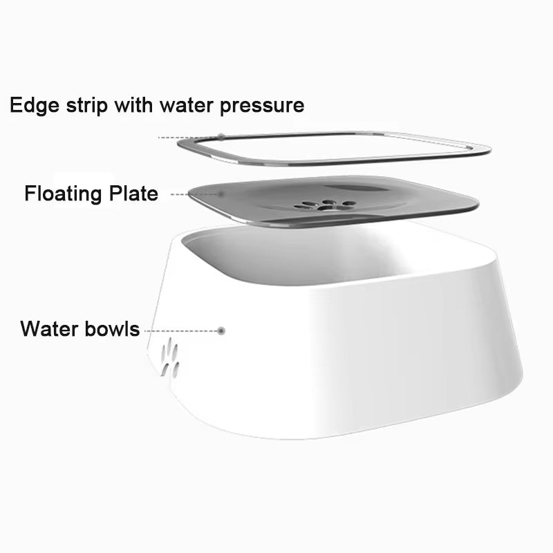 Non-Spill Pet Water Bowl – Floating Design for Dogs & Cats