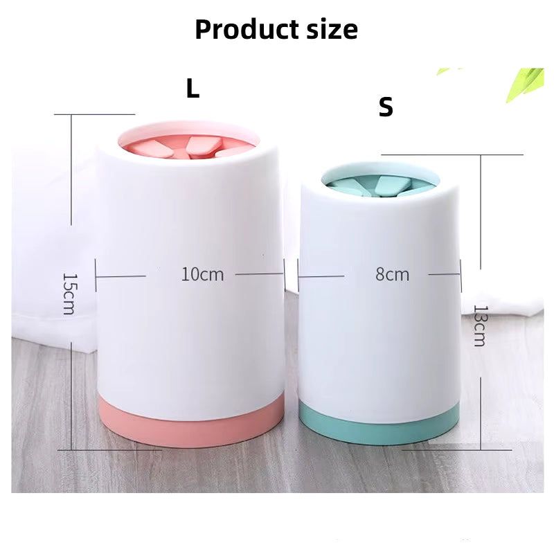 Portable Pet Paw Wash Cup – Soft Silicone Foot Cleaner