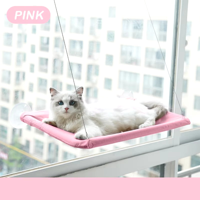 Hanging Cat Hammock Bed – Window Seat & Climbing Nest (20kg Capacity)