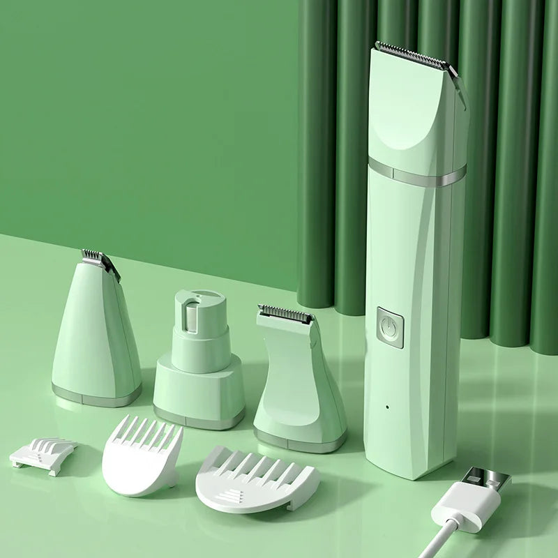 Complete 4-in-1 Electric Grooming Kit – Clippers, Trimmer & Grinder for Pets