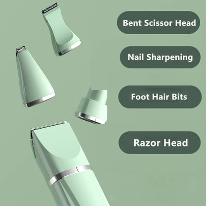 Complete 4-in-1 Electric Grooming Kit – Clippers, Trimmer & Grinder for Pets